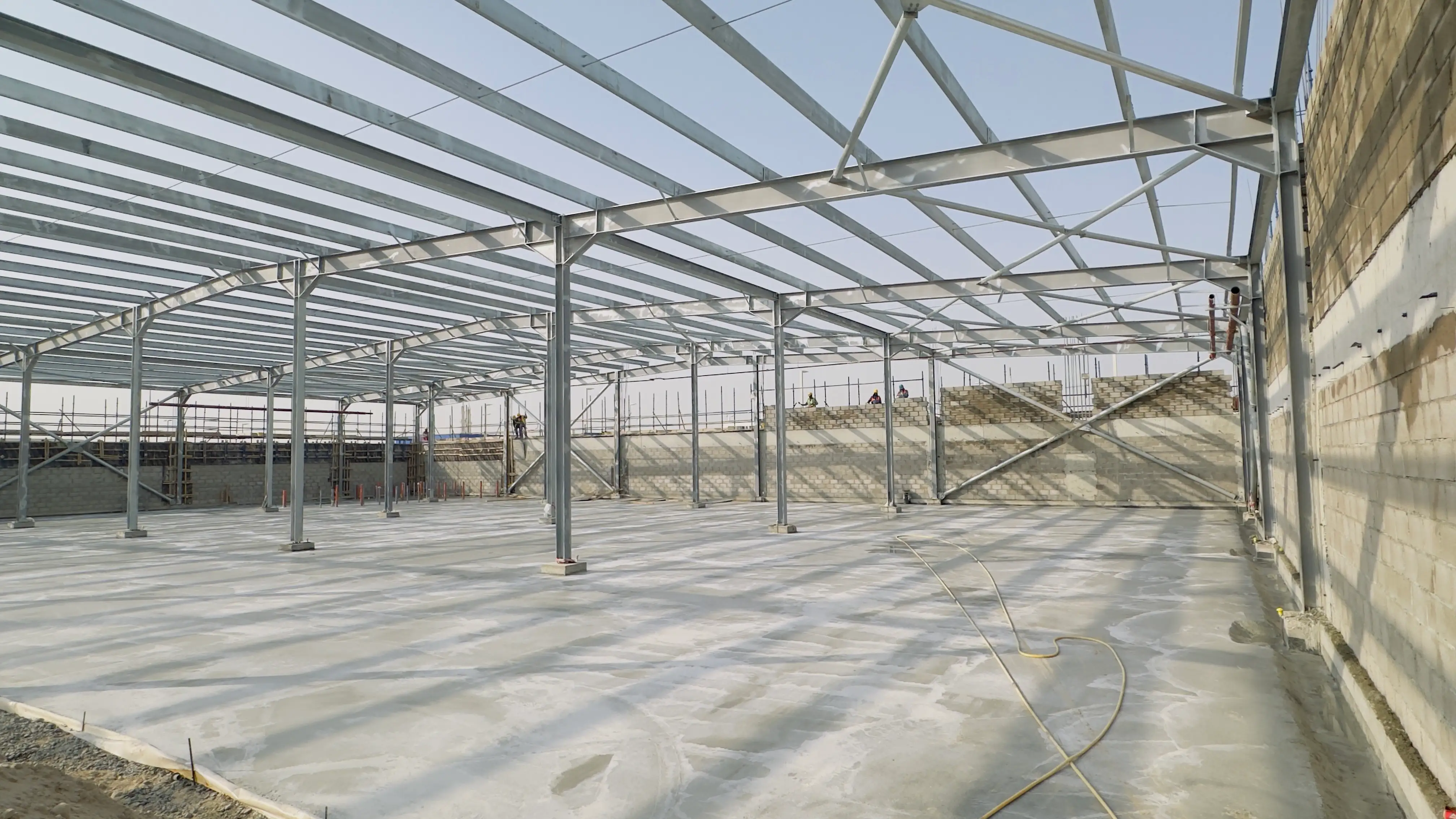 Al Badr Contracting & Civil Construction — active project site in the UAE
