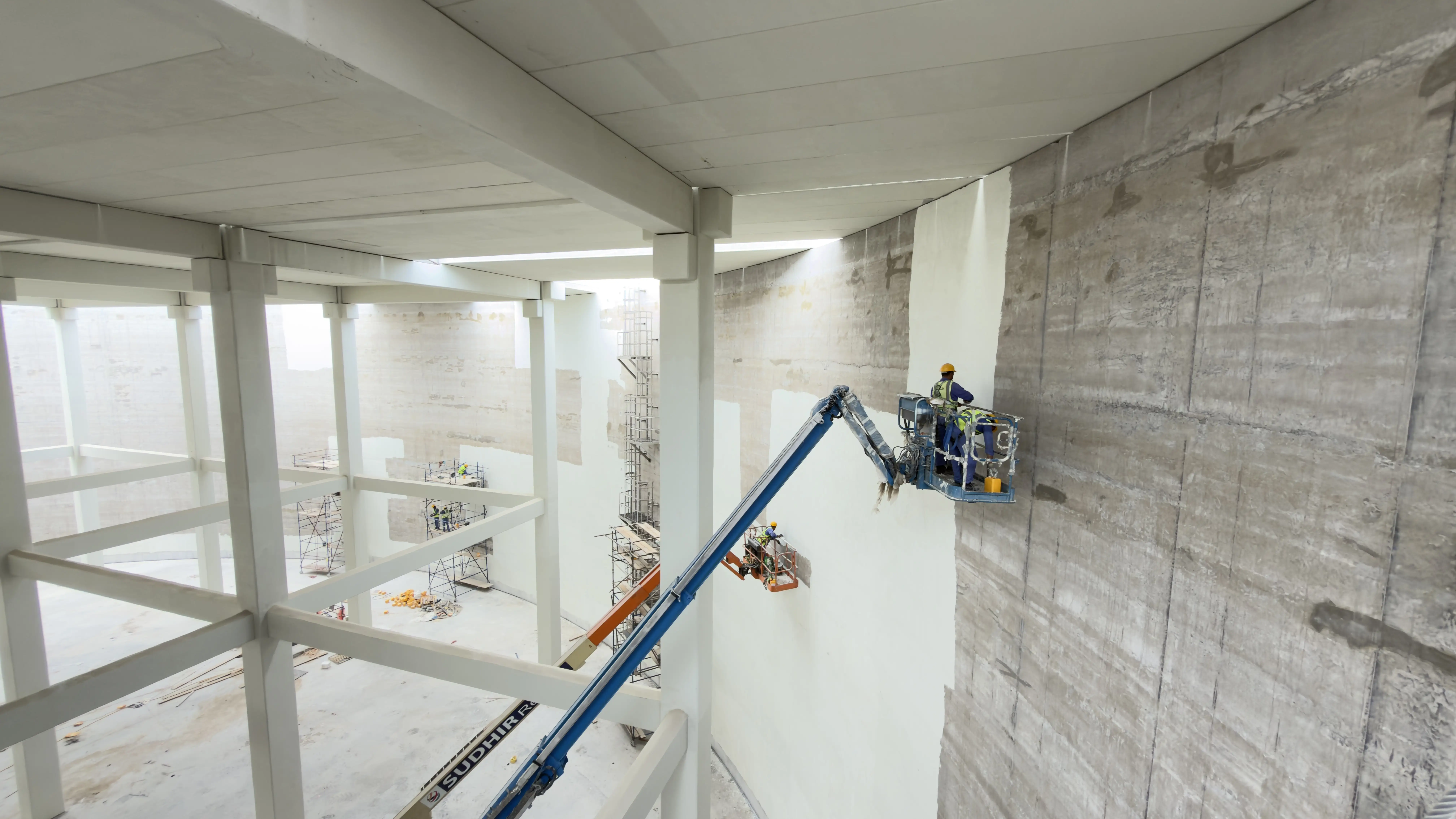 Al Badr Contracting & Civil Construction — active project site in the UAE
