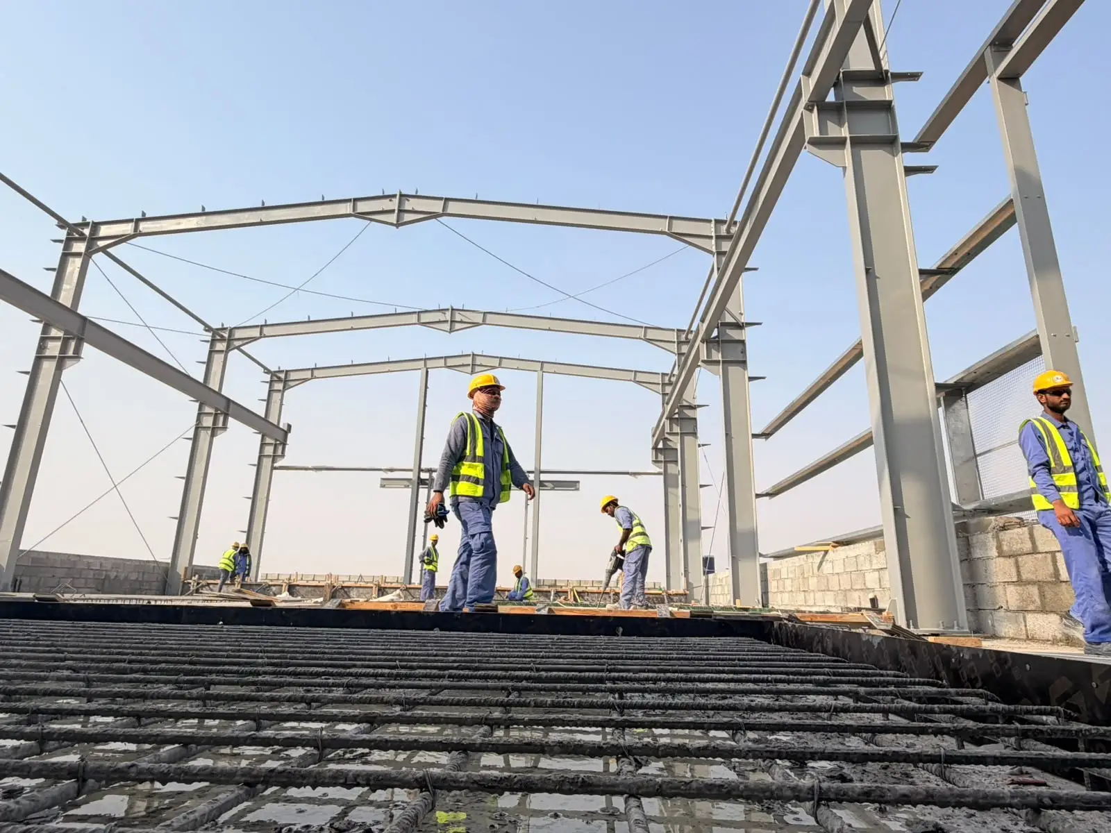 Al Badr Contracting & Civil Construction — active project site in the UAE