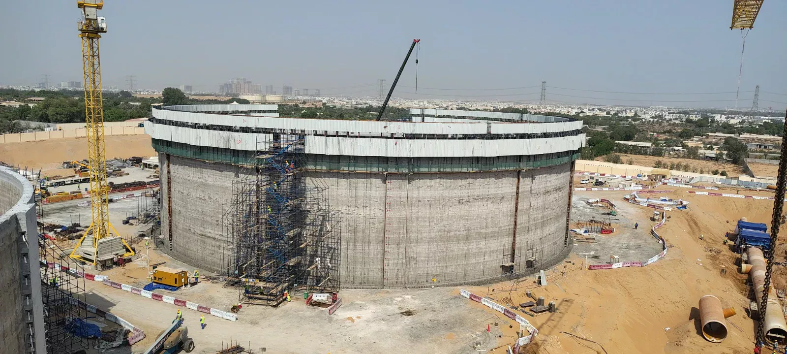 3 x 20 MIG RCC Water Tanks & Pumping Station at Zubair